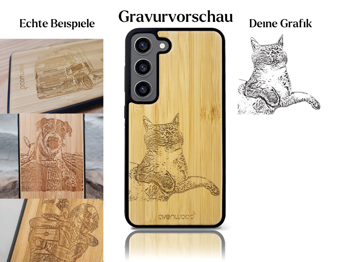 INDIVIDUEL Samsung Galaxy S23 bambou plastique