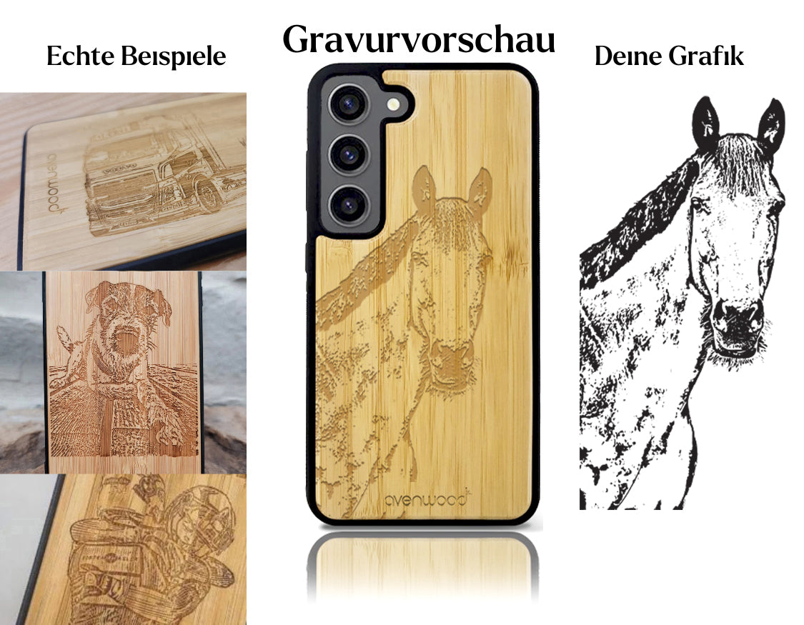 INDIVIDUEL Samsung Galaxy S23 Plus plastique bambou