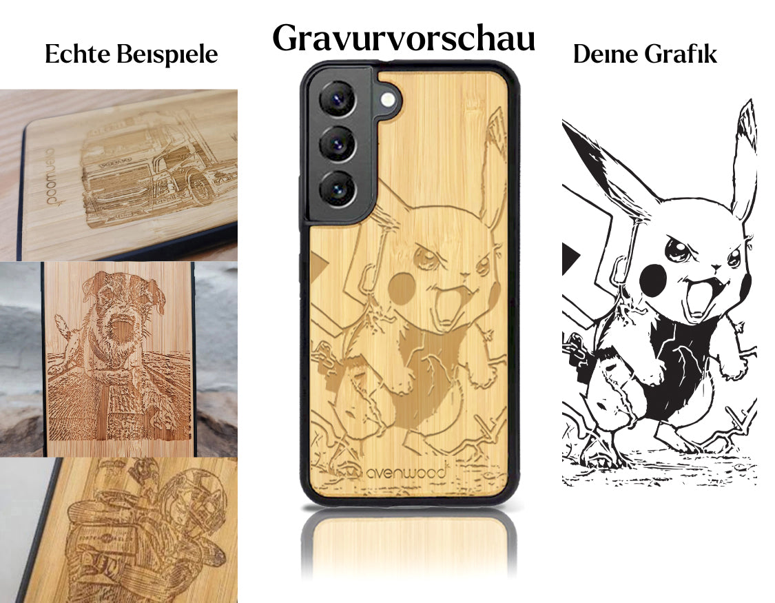 INDIVIDUEL Samsung Galaxy S22 bambou plastique