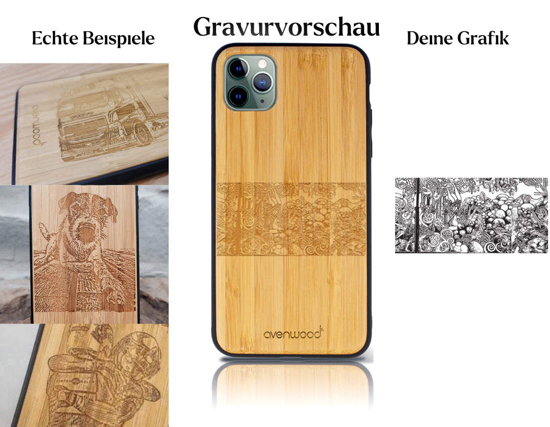 INDIVIDUEL iPhone 11 Pro bambou plastique