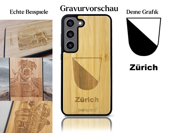 INDIVIDUELL Samsung Galaxy S23 Bambus-Kunststoff