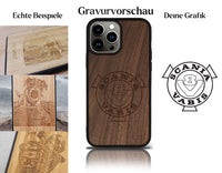 Thumbnail for Coque arrière INDIVIDUELLE iPhone 13 Pro Max MagSafe en noyer