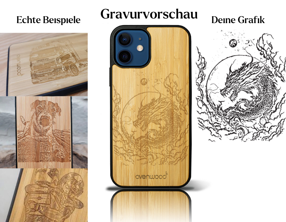 INDIVIDUEL iPhone 12 bambou plastique