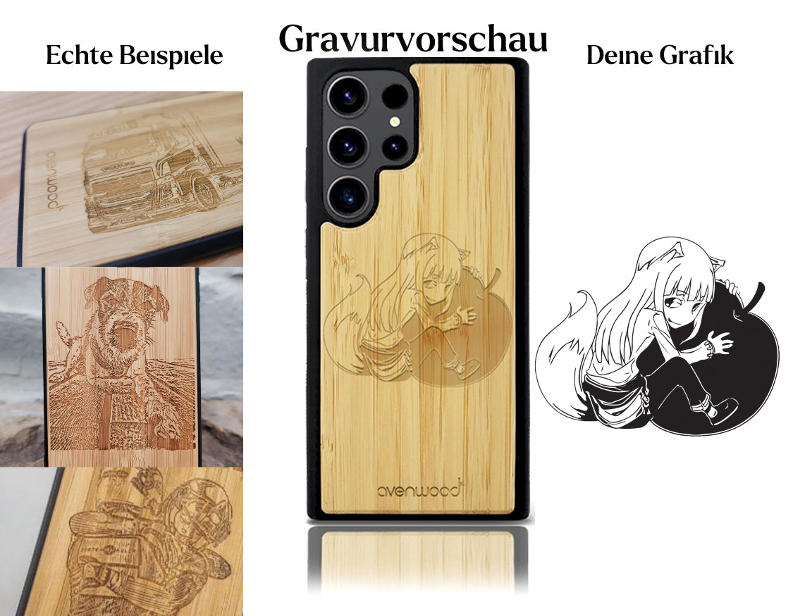 INDIVIDUEL Samsung Galaxy S23 Ultra bambou plastique