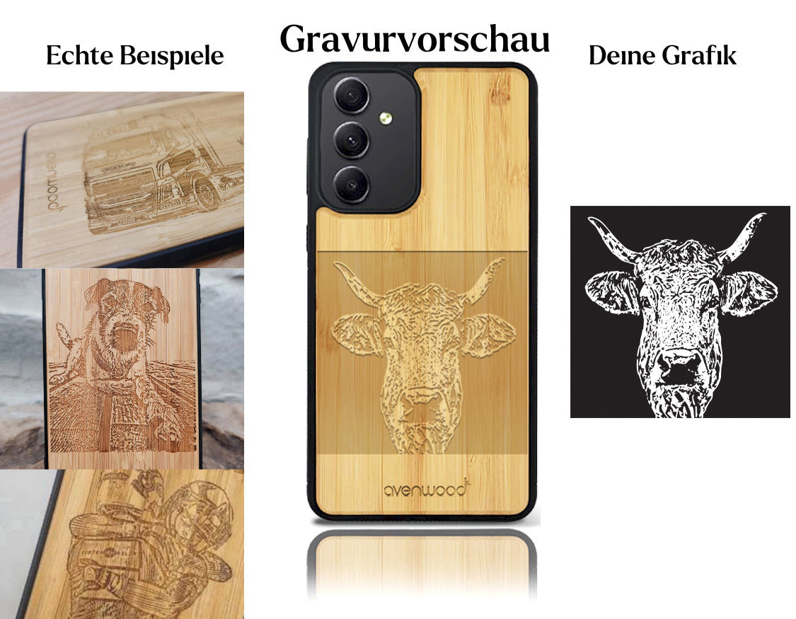 INDIVIDUEL Samsung Galaxy A34 bambou plastique