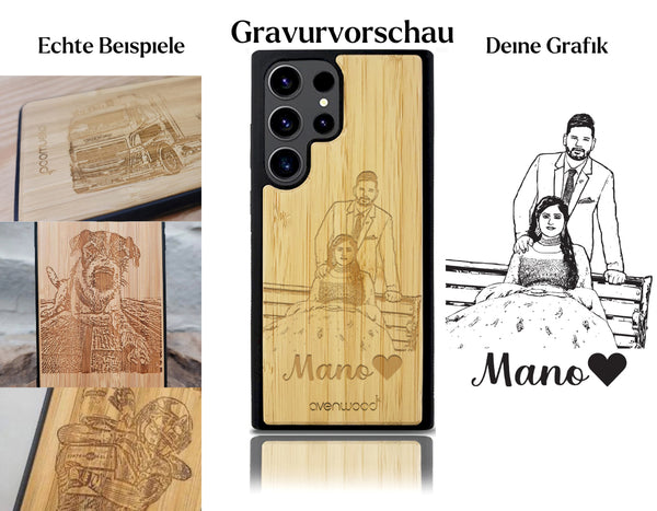 INDIVIDUEL Samsung Galaxy S23 Ultra bambou plastique