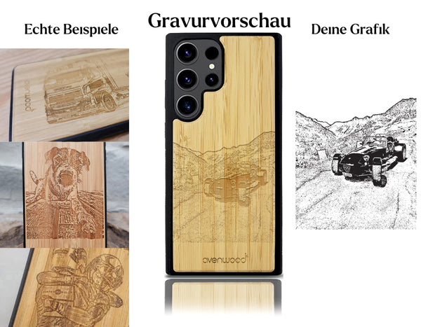 INDIVIDUELL Samsung Galaxy S23 Ultra Bambus-Kunststoff