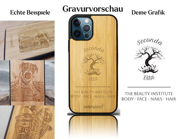 INDIVIDUEL Oliver Fels iPhone 12 Pro en plastique bambou