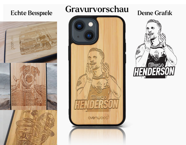 INDIVIDUELL iPhone 15 Bambus-Kunststoff