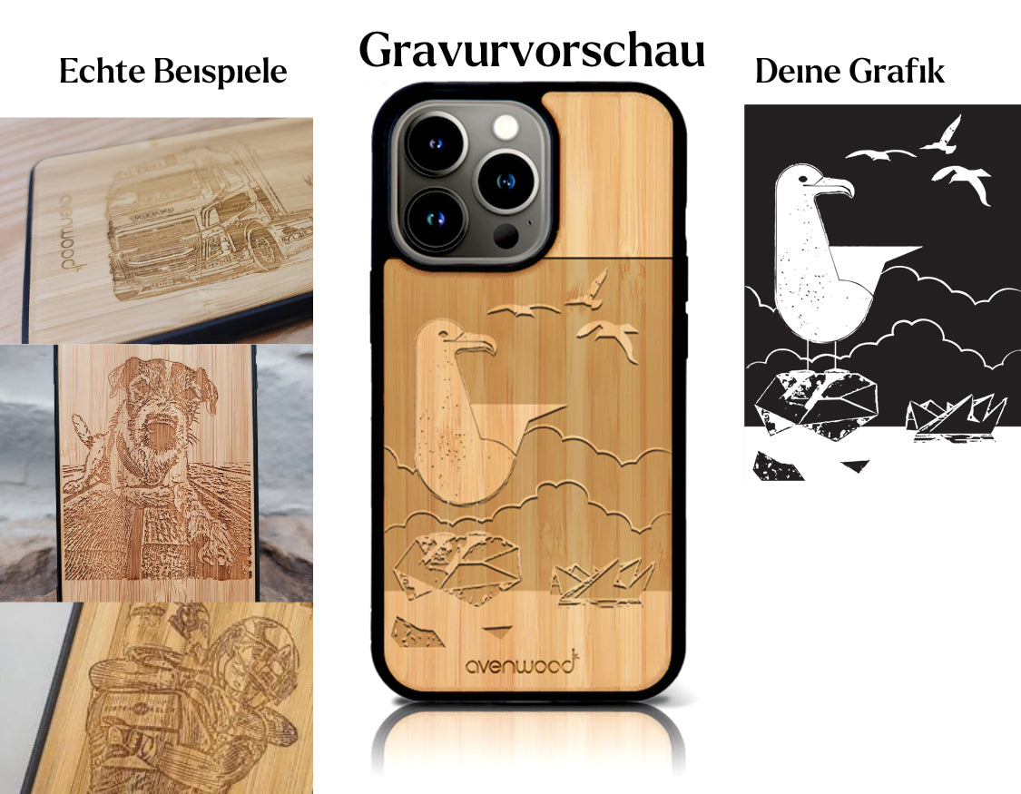 INDIVIDUEL iPhone 13 Pro bambou plastique