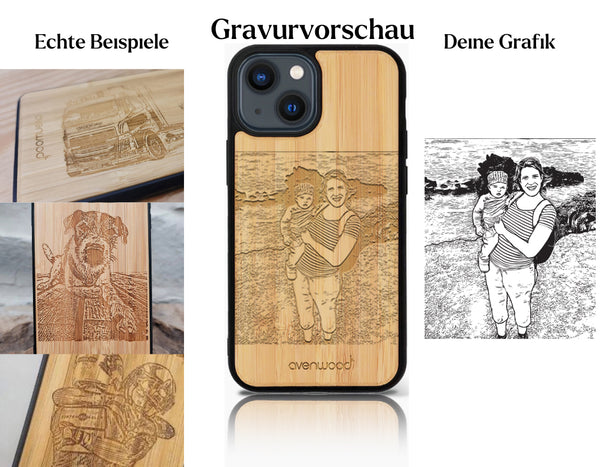 INDIVIDUEL iPhone 13 bambou plastique