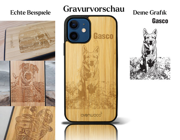 INDIVIDUEL iPhone 12 bambou plastique