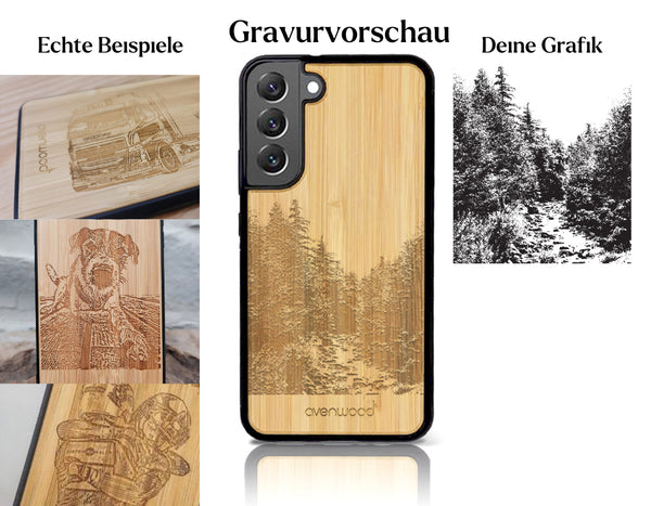 INDIVIDUELL Samsung Galaxy S22 Plus Bambus-Kunststoff