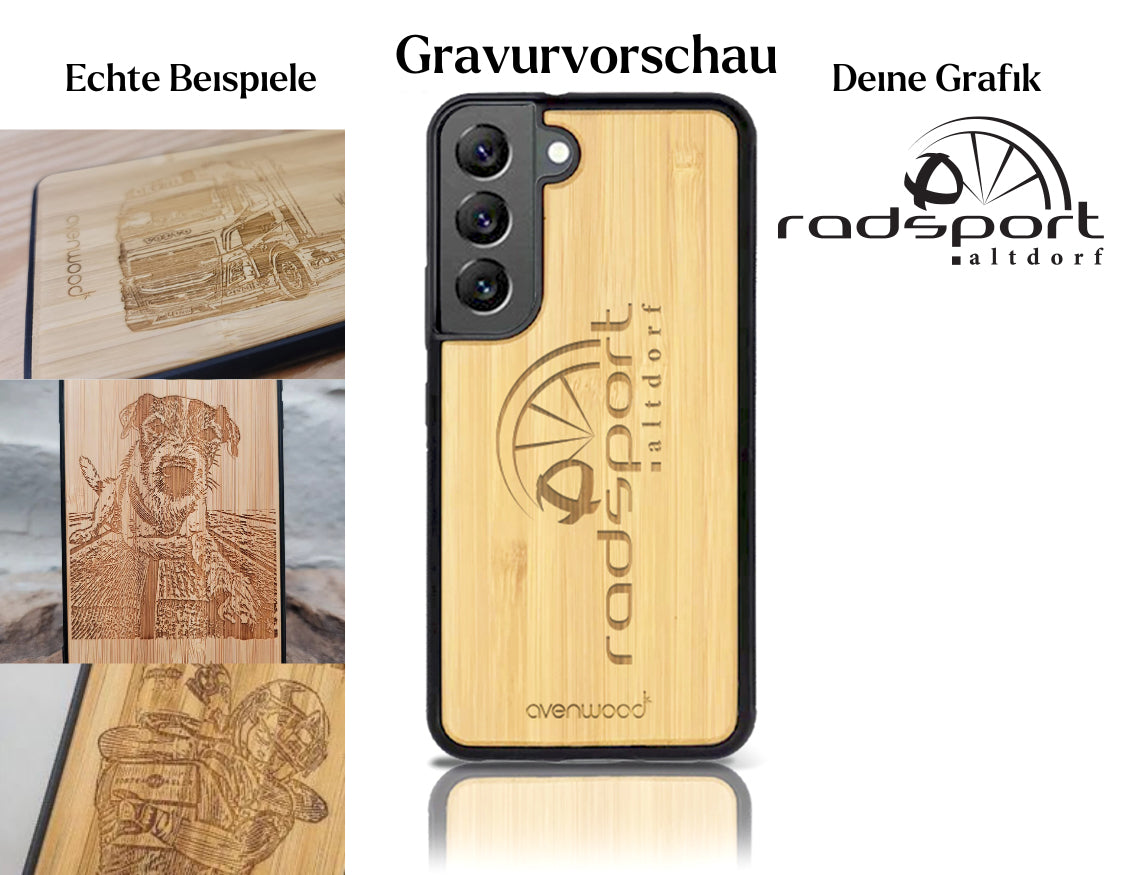 INDIVIDUELL Samsung Galaxy S22 Bambus-Kunststoff