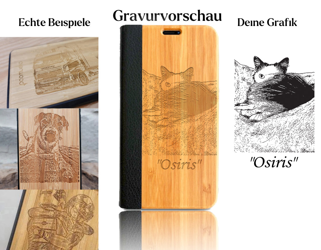 Étui à rabat INDIVIDUEL pour iPhone 13 Pro Max