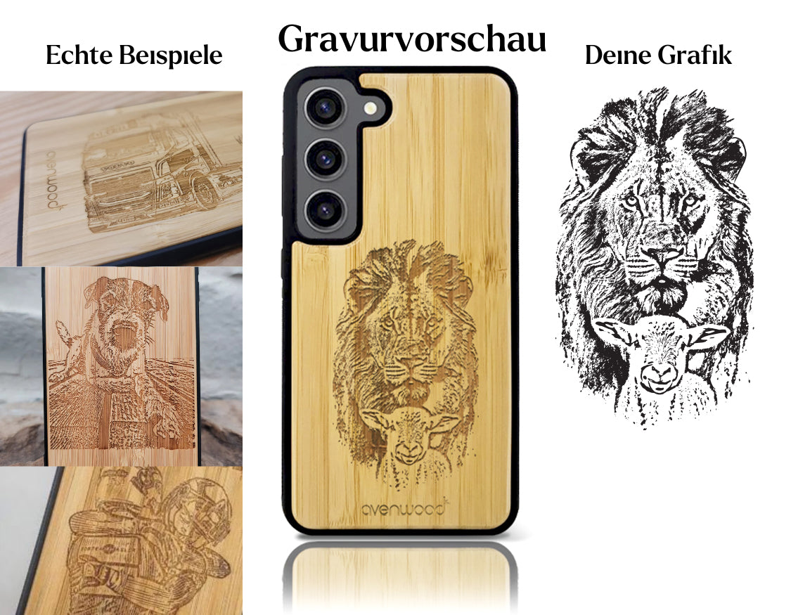 INDIVIDUELL Florian Fuchs Samsung Galaxy S23 Plus Bambus-Kunststoff