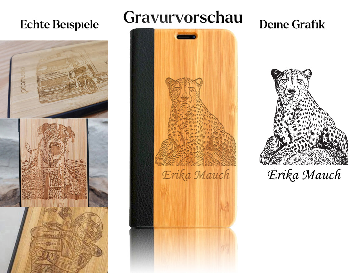 Étui à rabat INDIVIDUEL pour iPhone 12