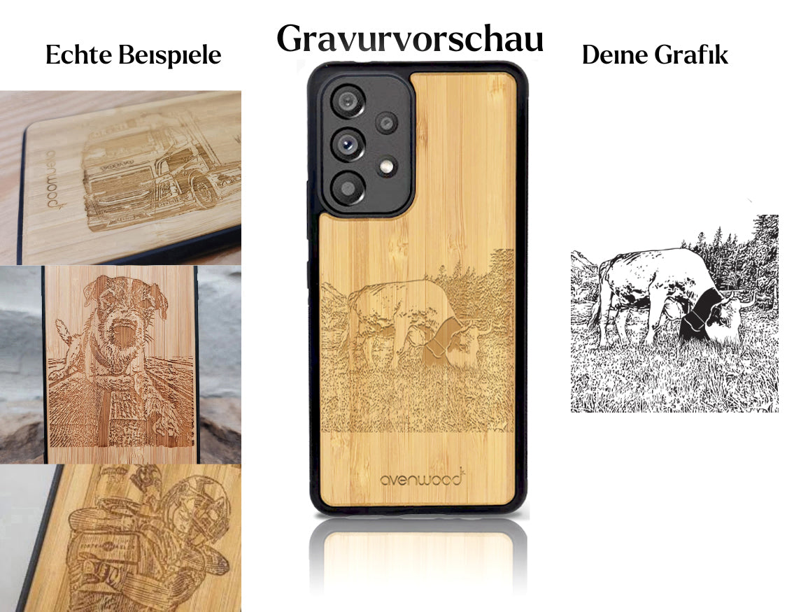 INDIVIDUEL Samsung Galaxy A53 bambou plastique