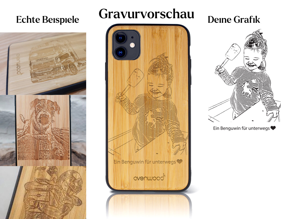 INDIVIDUEL iPhone 11 bambou plastique