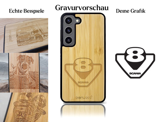 INDIVIDUELL Samsung Galaxy S23 Bambus-Kunststoff