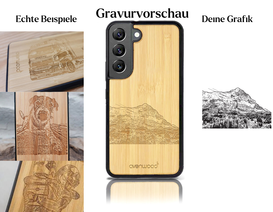 INDIVIDUEL Samsung Galaxy S22 bambou plastique
