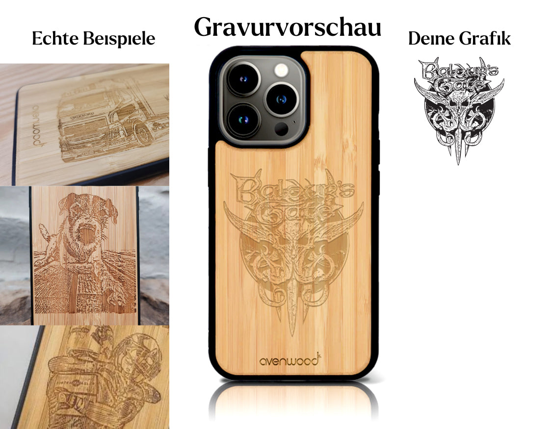 INDIVIDUEL iPhone 14 Pro bambou plastique