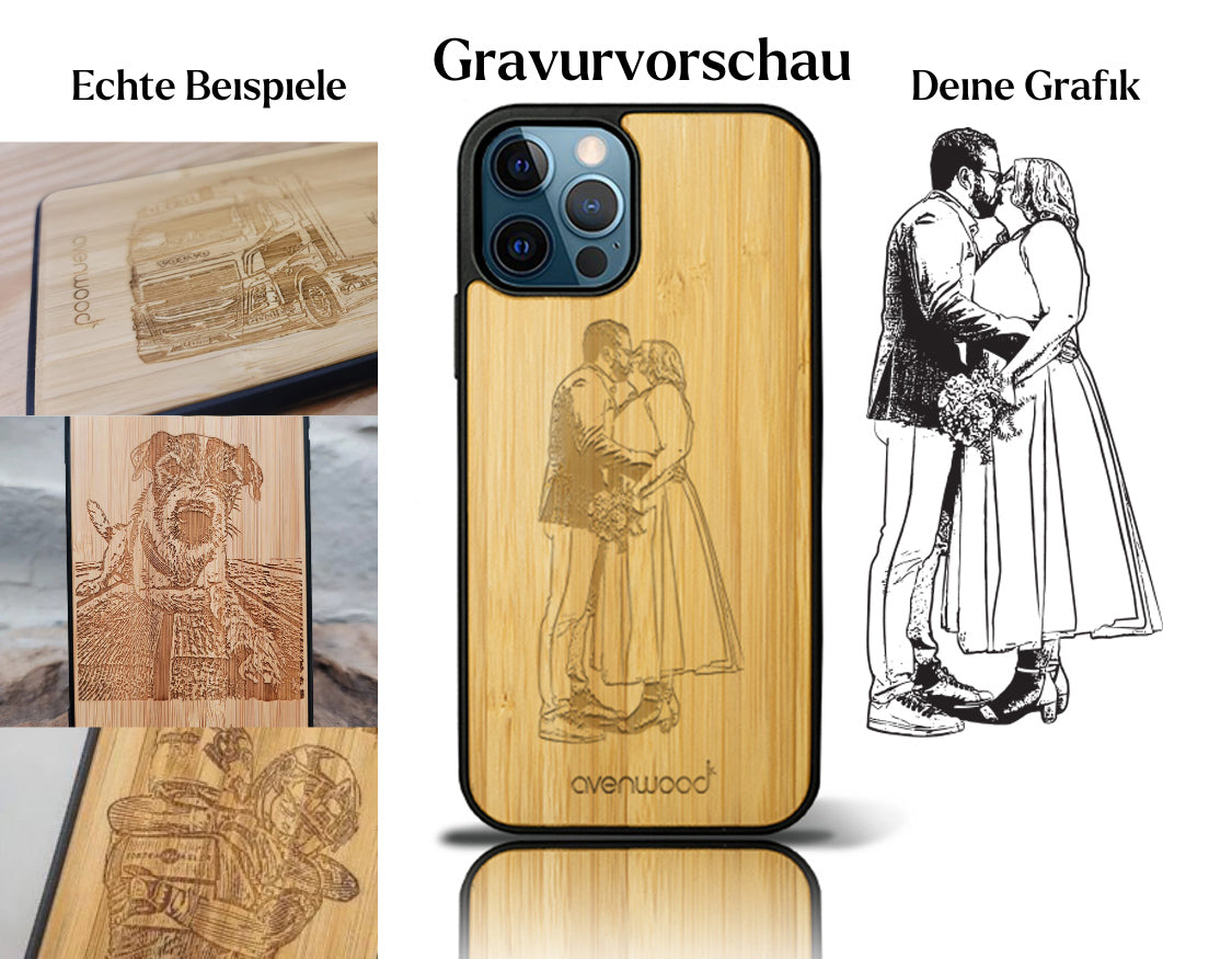 INDIVIDUEL iPhone 12 Pro bambou plastique