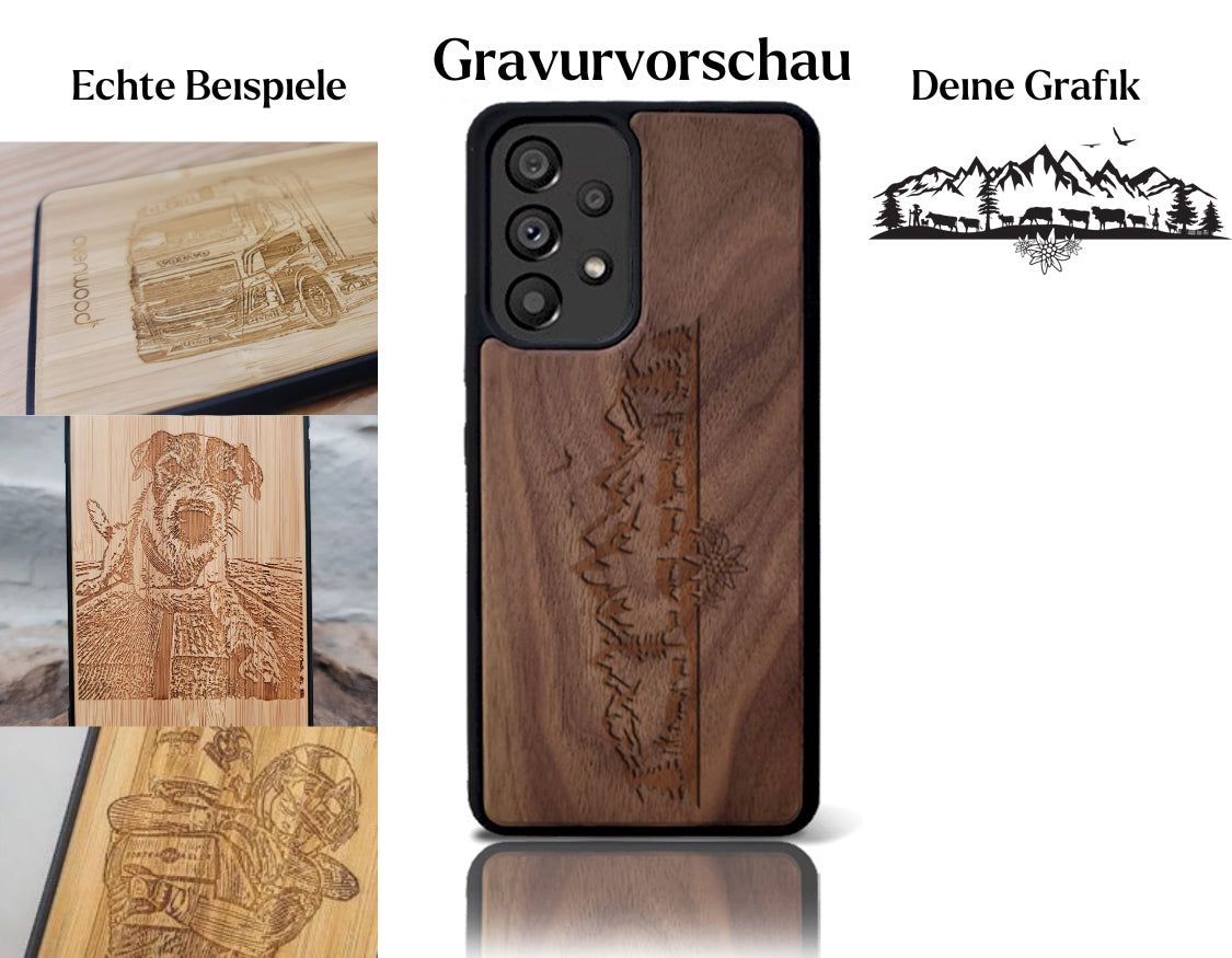 INDIVIDUEL Samsung Galaxy S22 bambou plastique