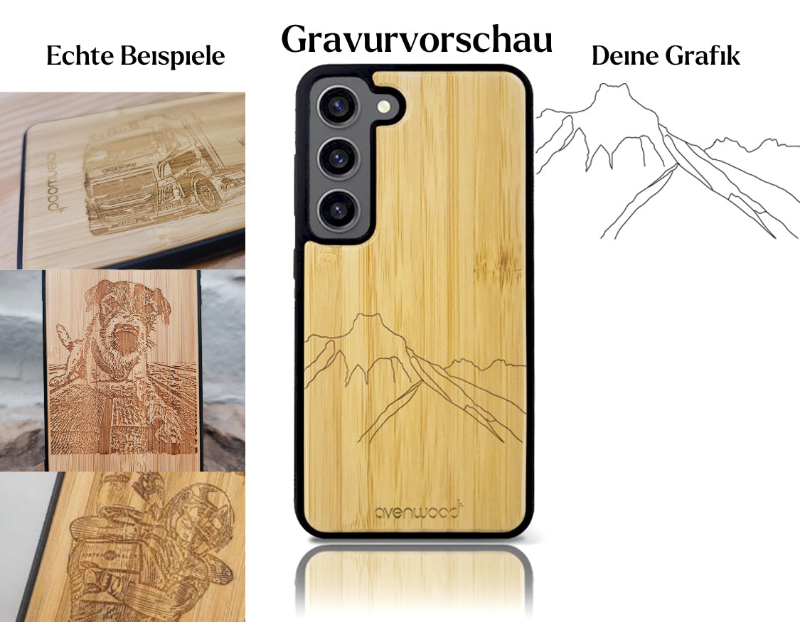 INDIVIDUEL Samsung Galaxy S23 bambou plastique