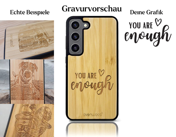 INDIVIDUELL Samsung Galaxy S23 Bambus-Kunststoff
