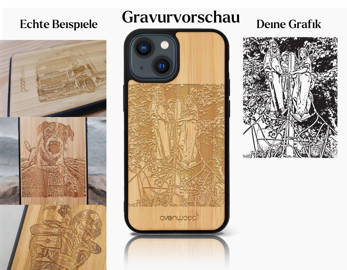 INDIVIDUEL iPhone 14 bambou plastique