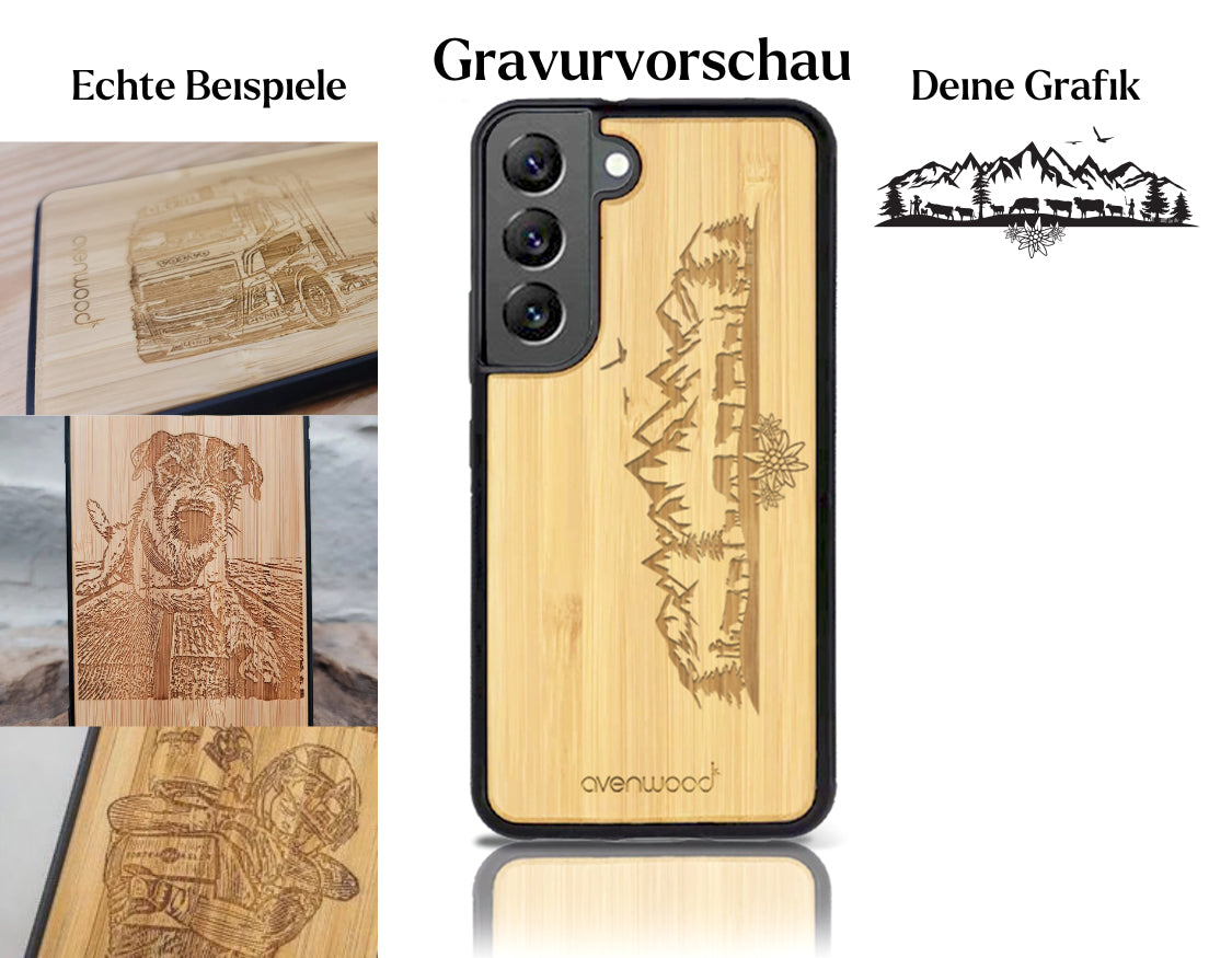 INDIVIDUEL Samsung Galaxy S22 bambou plastique