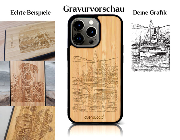 INDIVIDUEL iPhone 14 Pro bambou plastique