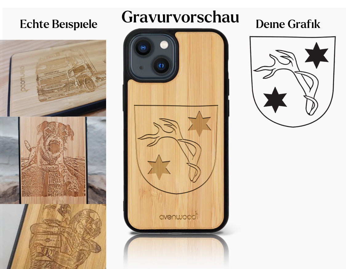 INDIVIDUEL iPhone 14 bambou plastique