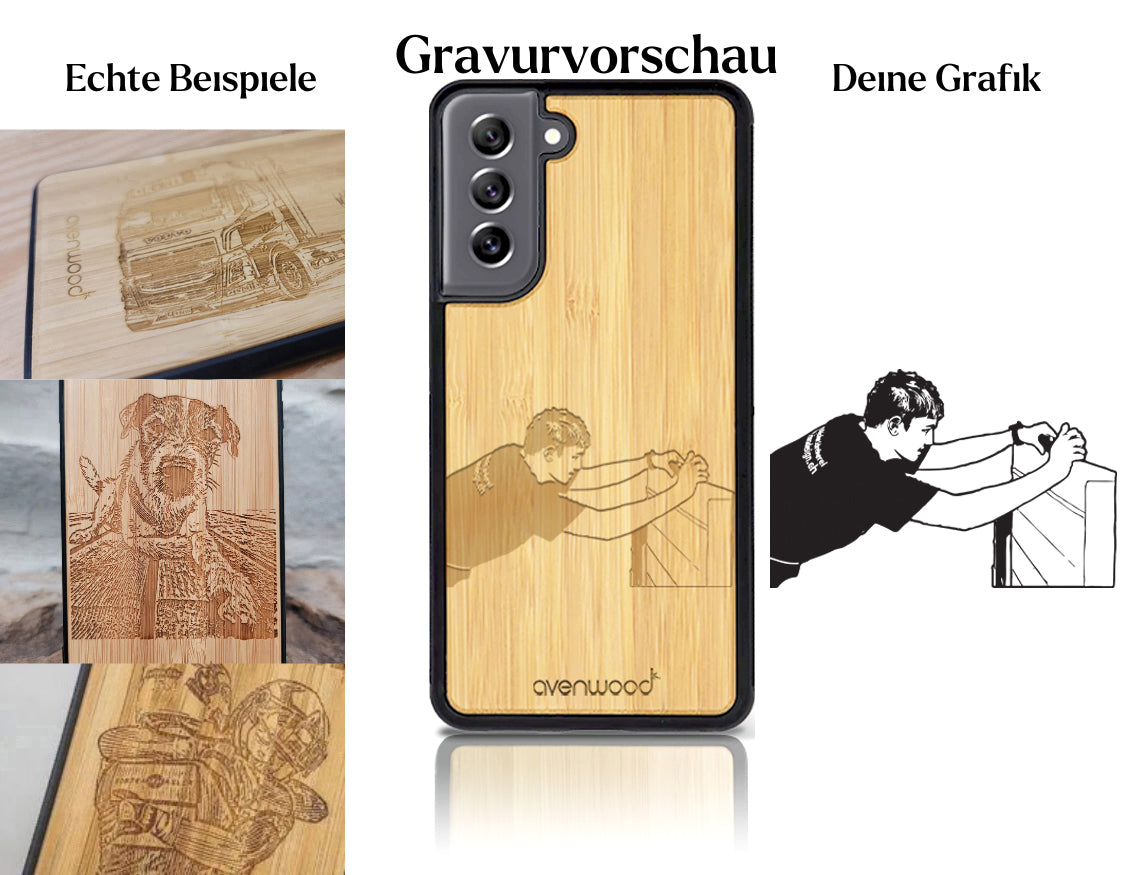 INDIVIDUEL Samsung Galaxy S21 FE 5G plastique bambou