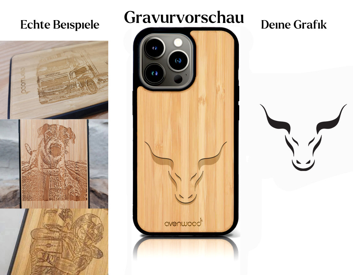 INDIVIDUEL iPhone 14 Pro bambou plastique