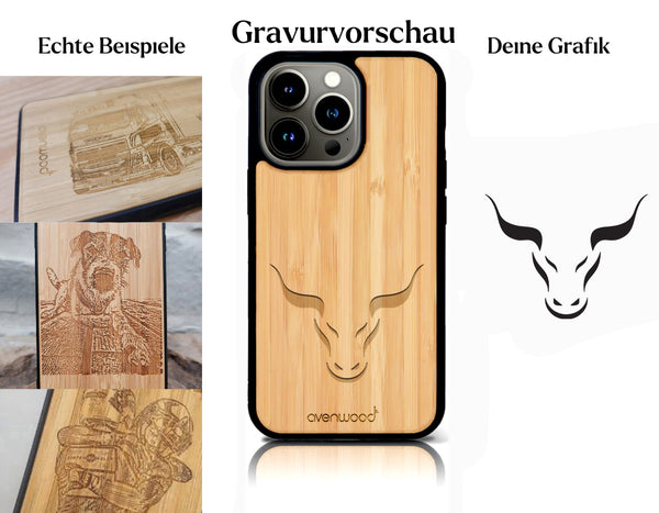 INDIVIDUEL iPhone 14 Pro bambou plastique