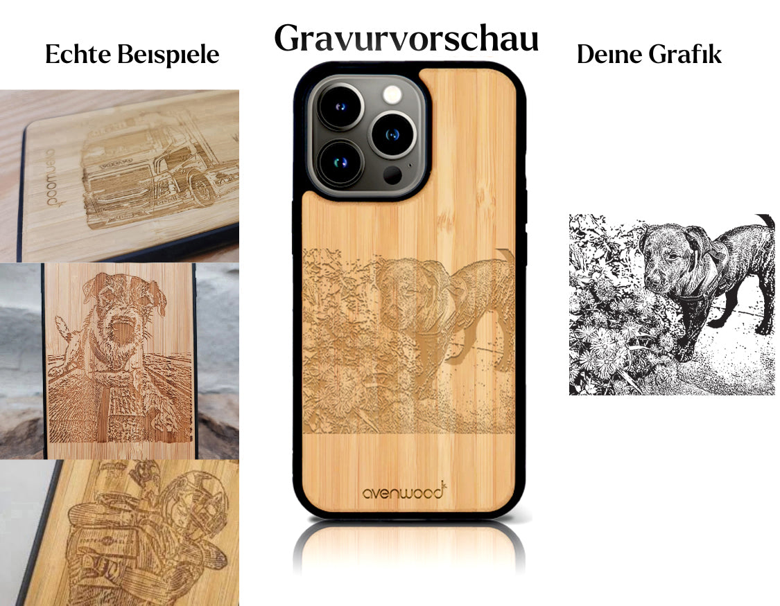 INDIVIDUEL iPhone 13 Pro bambou plastique