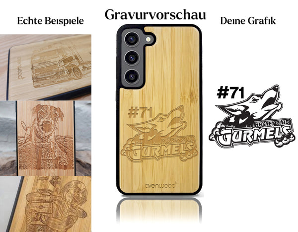 INDIVIDUELL Samsung Galaxy S23 Plus Bambus-Kunststoff