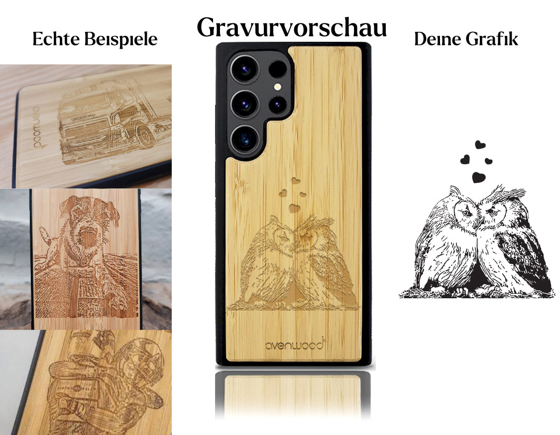 INDIVIDUEL Samsung Galaxy S23 Ultra bambou plastique