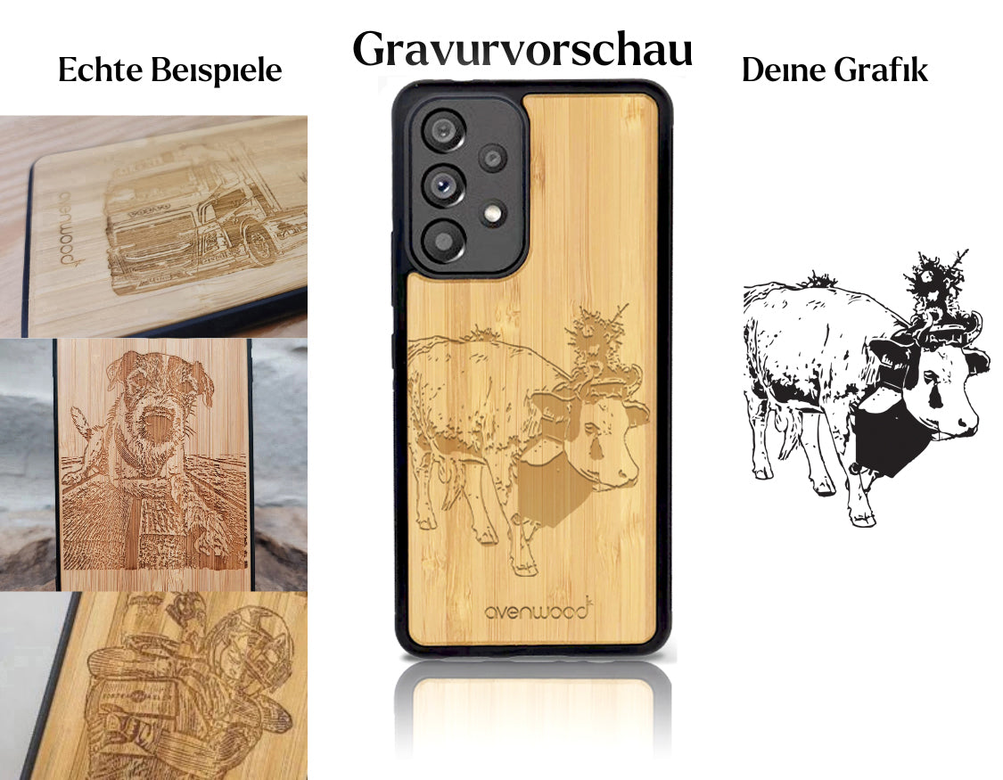 INDIVIDUEL Samsung Galaxy A53 bambou plastique