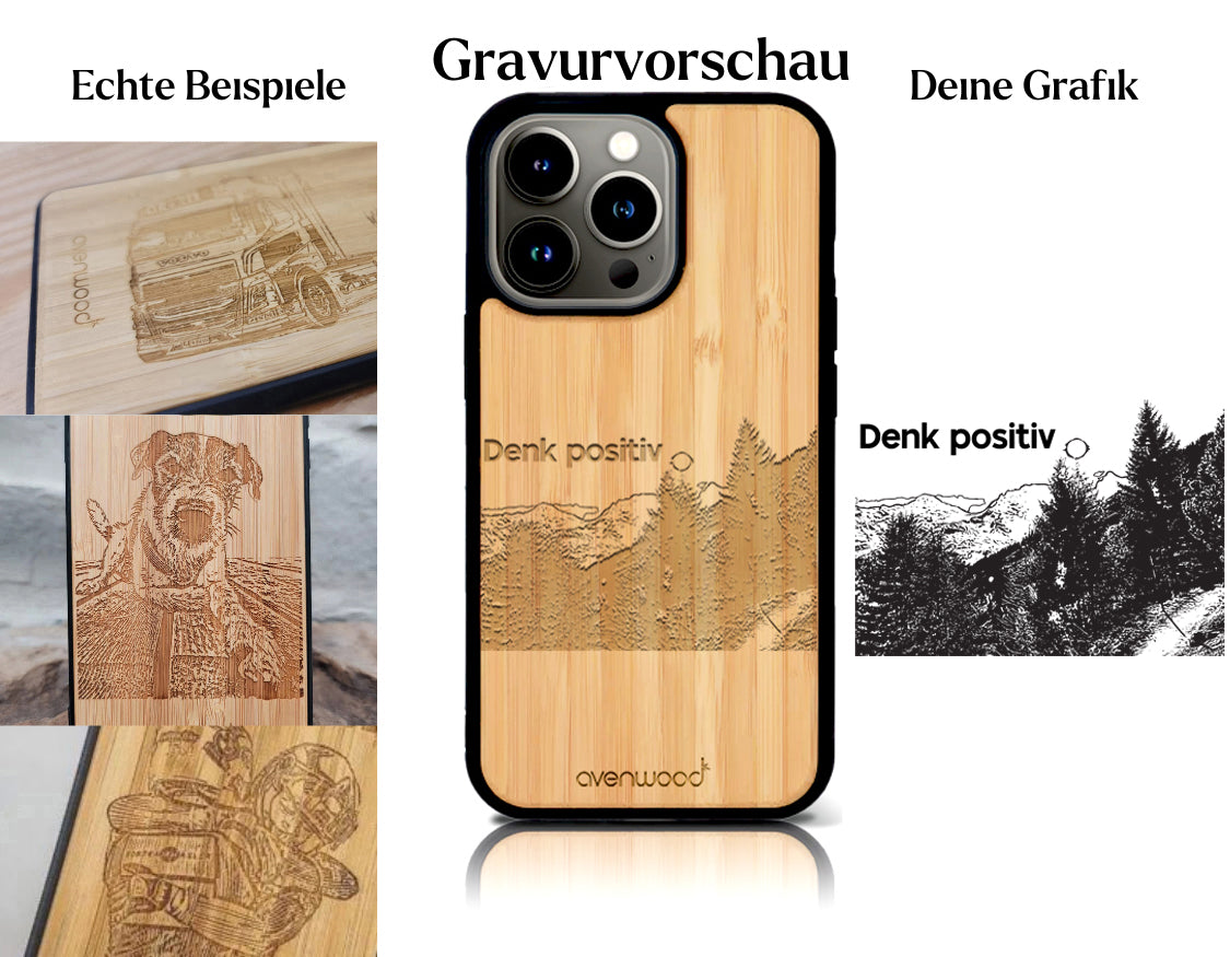 INDIVIDUEL iPhone 13 Pro Max bambou plastique