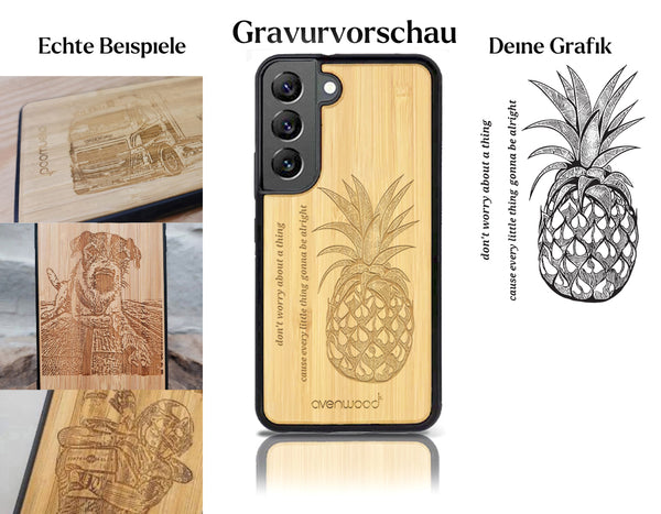 INDIVIDUELL Samsung Galaxy S22 Bambus-Kunststoff