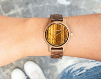 Thumbnail for Horloge en bois Marrakech