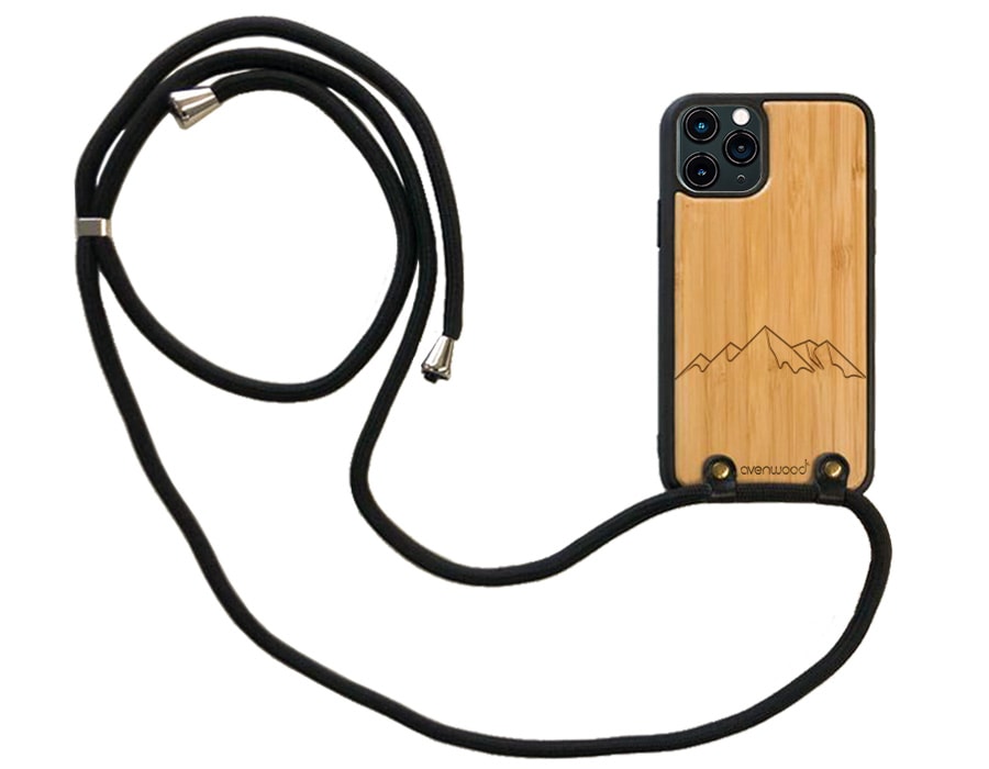 Coque avec sangle MOUNTAINS pour iPhone 11 Pro