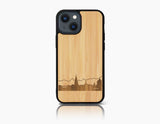 Coque bois-plastique BERN iPhone 13 Mini