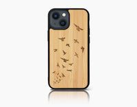 Thumbnail for Coque bois-plastique iPhone 13 BIRDS
