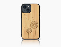 Thumbnail for Coque bois-plastique iPhone 13 Mini DANDELION SWAROVSKI