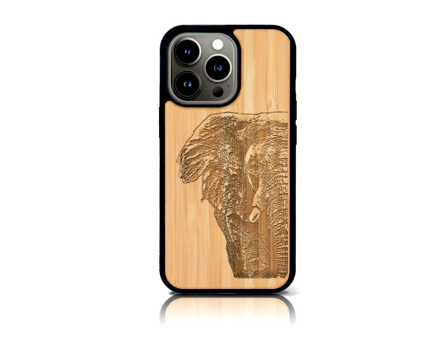ELEPHANT iPhone 13 Pro Holz-Kunststoff Hülle