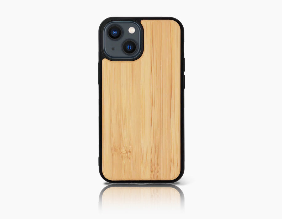 PURE iPhone 13 Holz-Kunststoff Hülle